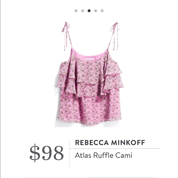 Rebecca Minkoff Atlas Ruffle Cami - Picture 1 of 4